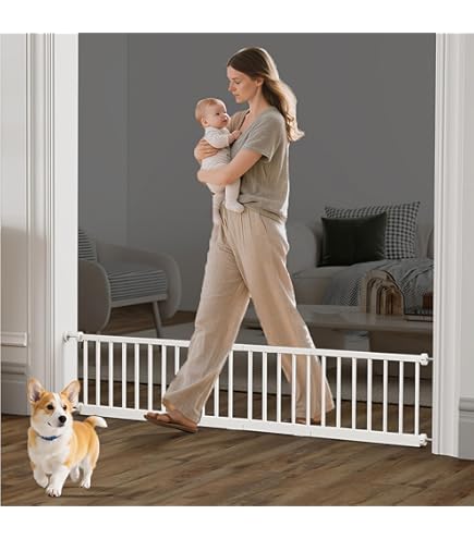 Amazon | PETTOM ペットゲート ベビーゲート 中小型 犬 猫 脱走防止 扉